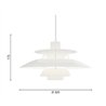 Louis Poulsen PH 5 White (opal) Suspension lamp - Outlet