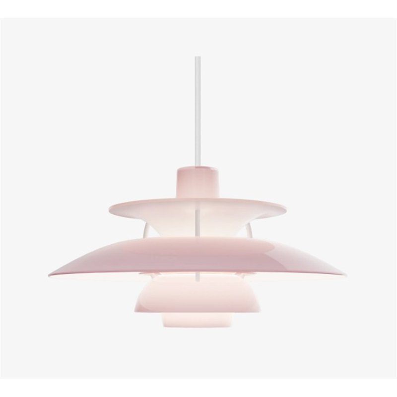 Louis Poulsen PH 5 Opaal (lichtroze) Hanglamp - Outlet