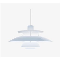 Louis Poulsen PH 5 Opaal (lichtblauw) Hanglamp - Outlet