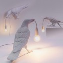 SELETTI Vogel lamp Spelend Indoor Wit