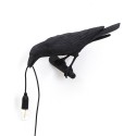SELETTI Vogel lamp Links Outdoor Zwart
