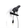 SELETTI Bird Lamp  Left Outdoor Black