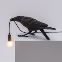 SELETTI Vogel lamp Spelend Indoor Zwart