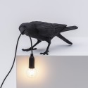 SELETTI Vogel lamp Spelend Indoor Zwart