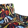 SELETTI Toiletpaper Two Seater Sofa - Snakes