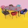 SELETTI Toiletpaper Chair - Lipsticks Pink