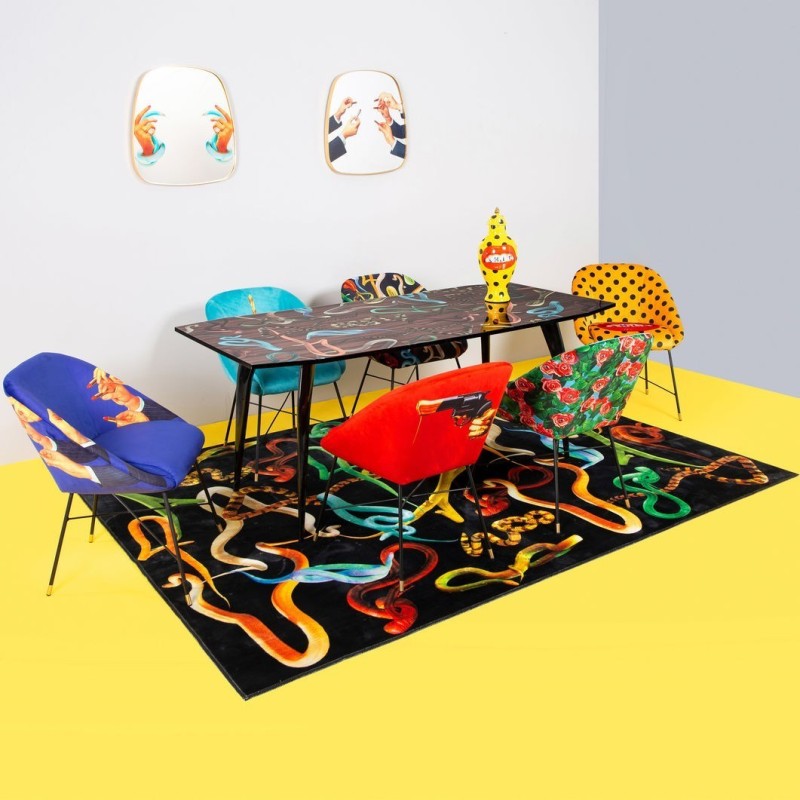 SELETTI Toiletpaper Stoel - Lipsticks