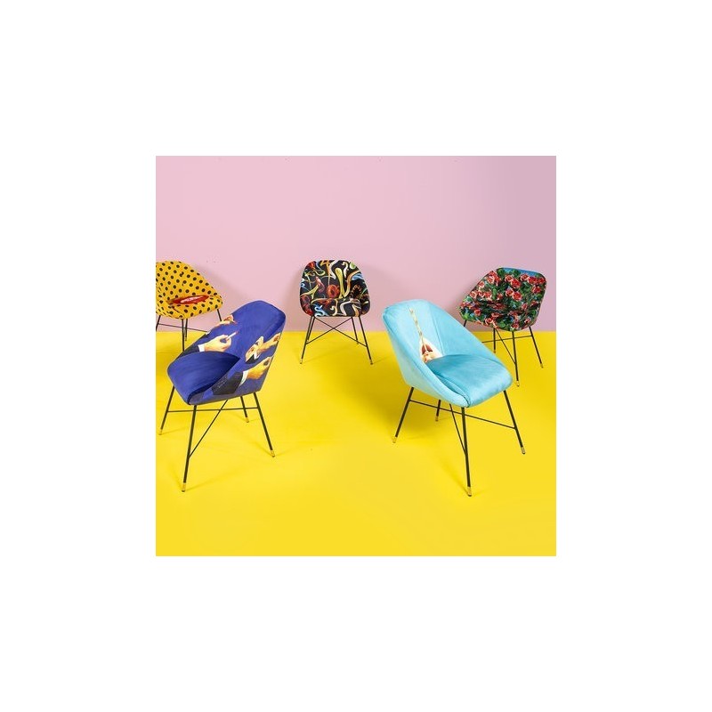 SELETTI Toiletpaper Stoel - Rozen