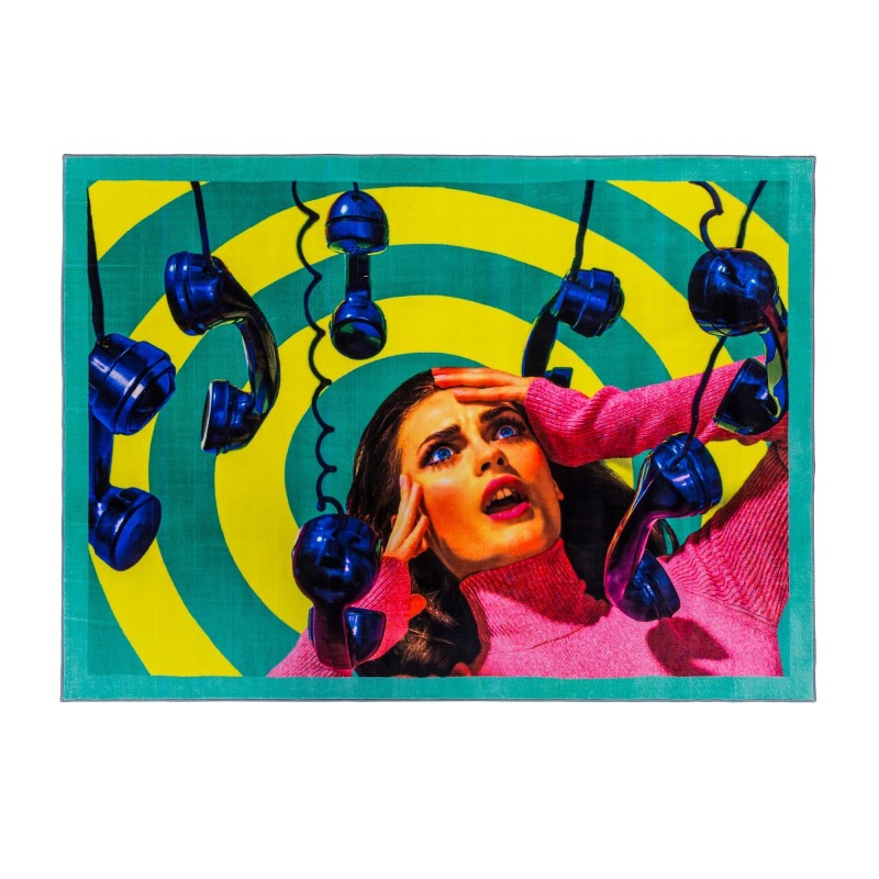 SELETTI Toiletpaper Tapijt - Telefoon