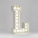 SELETTI Vegaz Metalen letter met led lampen - L