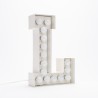 SELETTI Vegaz Metal Letter with LED - L