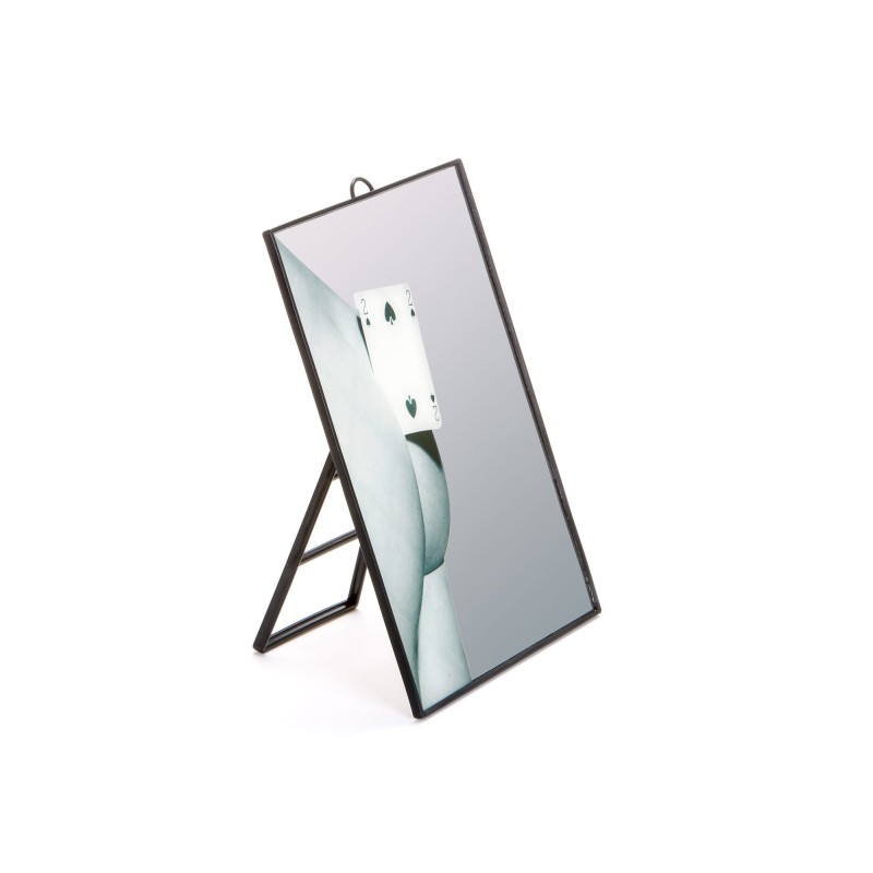 SELETTI Toiletpaper Spiegel 17,5x23 cm - Two Of Spades