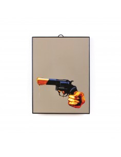 SELETTI Toiletpaper Spiegel 22,5x29,5 cm - Revolver