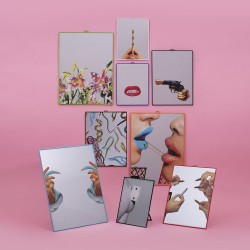 SELETTI Toiletpaper Mirror 22,5x29,5 cm - Revolver