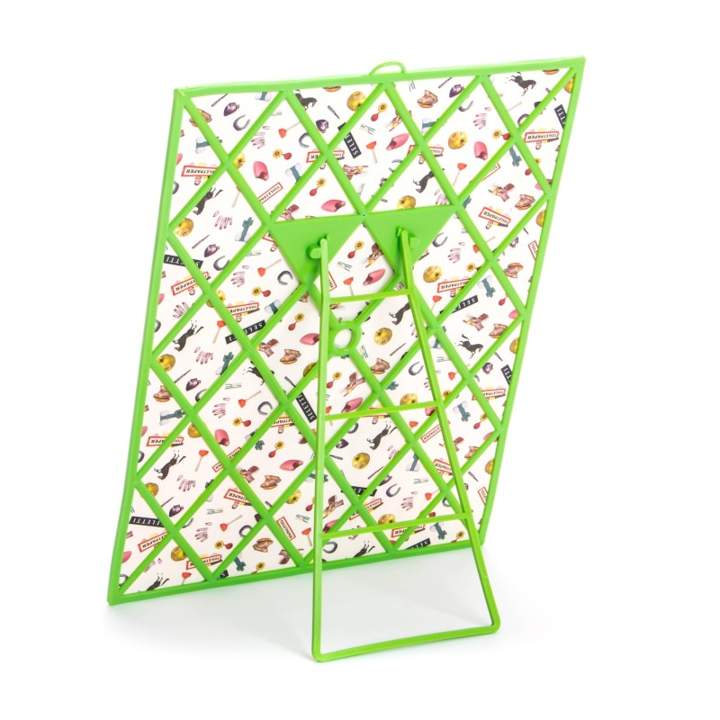 SELETTI Toiletpaper Spiegel 30x40 cm - Flowers With Holes