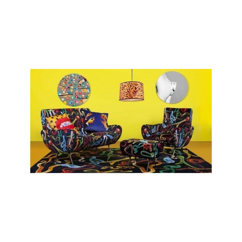 SELETTI Toiletpaper Poef - Slangen