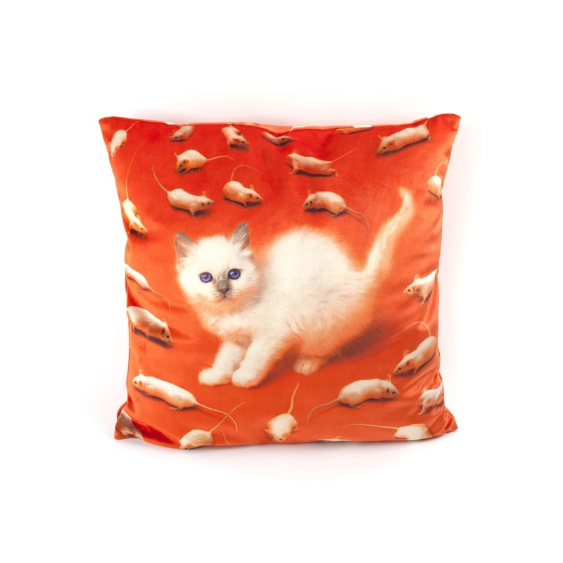 SELETTI Toiletpaper Kussen - Kitten