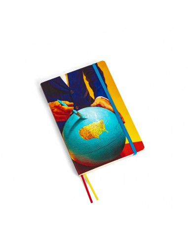 SELETTI Toiletpaper notitieboekje groot - wereldbol