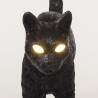 SELETTI The Jobby Cat Lamp Black
