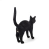 SELETTI The Jobby Cat Lamp Black