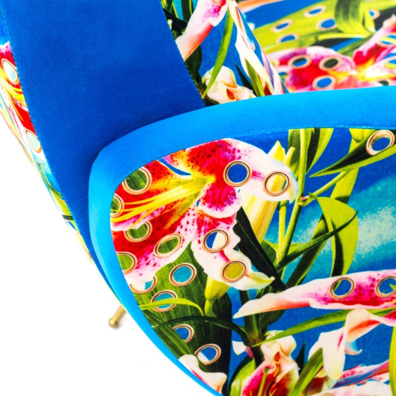 SELETTI Toiletpaper Fauteuil - Bloemen