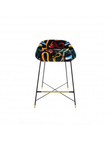 SELETTI Toiletpaper High Stool - Snakes