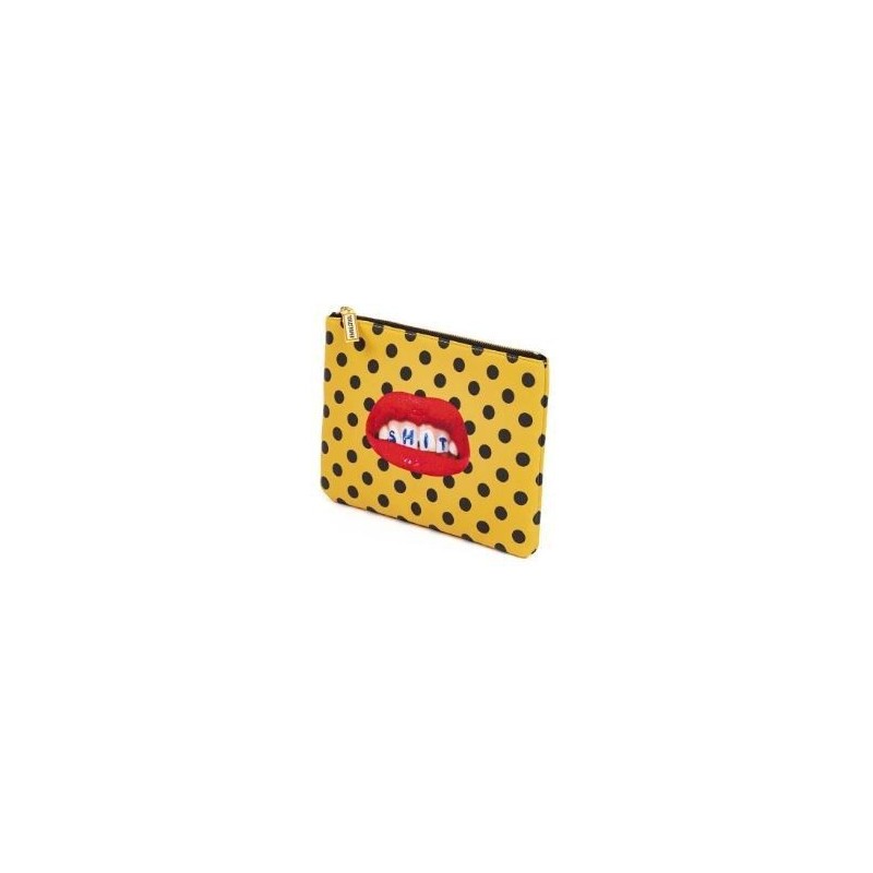SELETTI Toiletpaper Beauty tas "vierkant" 21x15,5 - SHIT