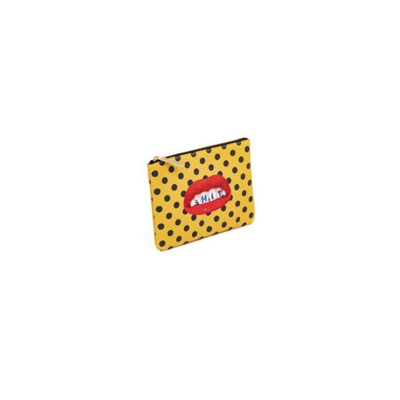 SELETTI Toiletpaper Beauty tas "vierkant" 21x15,5 - SHIT