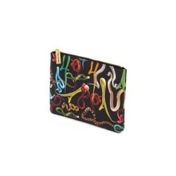 SELETTI Toiletpaper Beauty case "square" 21x15,5 - SNAKES