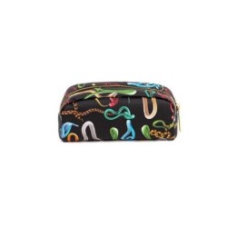 SELETTI Toiletpaper Beauty case Medium 20,5x7 h.9 - SNAKES