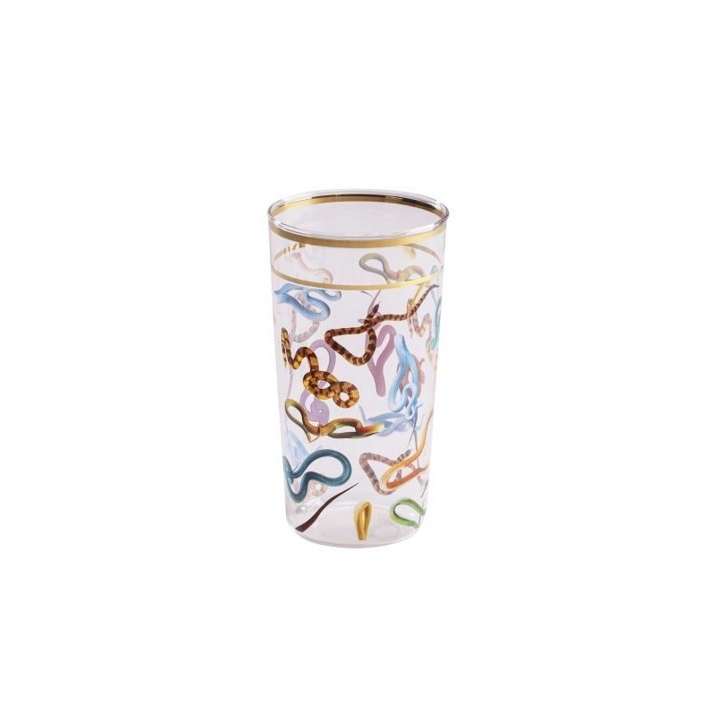 SELETTI Toiletpaper glas - slangen