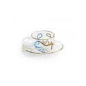 SELETTI Toiletpaper glazen koffieset - slangen