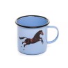 SELETTI Toiletpaper mug metal enameled - horse