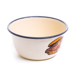 SELETTI Toiletpaper bowl metal enameled - toad