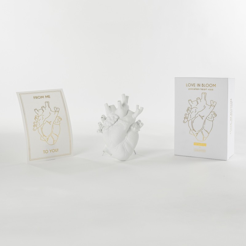SELETTI Porseleinen vaas "Love In Bloom"