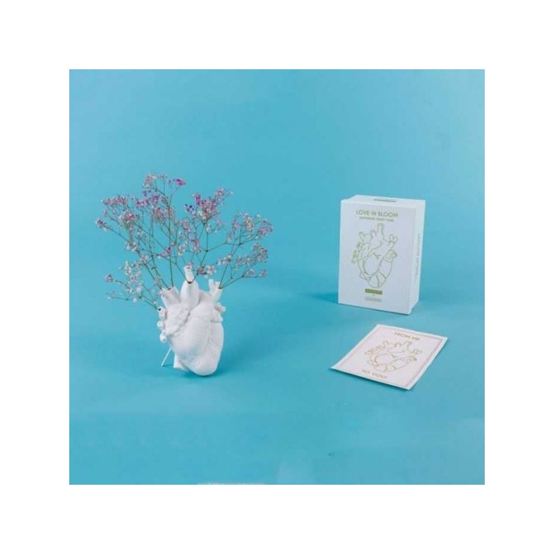 SELETTI Porseleinen vaas "Love In Bloom"