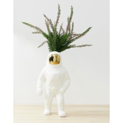 SELETTI Cosmic Diner Porcelain Starman vase Cosmic Diner