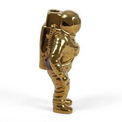 SELETTI Cosmic Diner Porcelain Starman vase Cosmic Diner - Gold