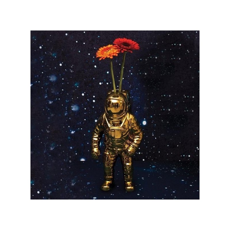 SELETTI Starman vaas - Cosmic Diner Gold