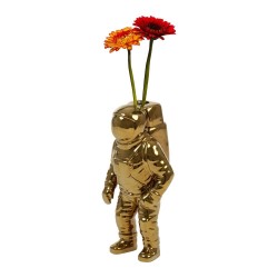 SELETTI Cosmic Diner Porcelain Starman vase Cosmic Diner - Gold