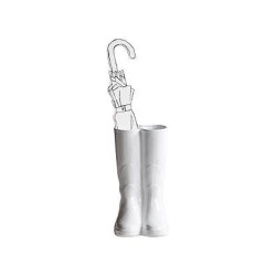 SELETTI umbrella stand in porcelain -rainboot