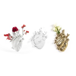copy of SELETTI Vase in porcelain "Love In Bloom" - Transparant