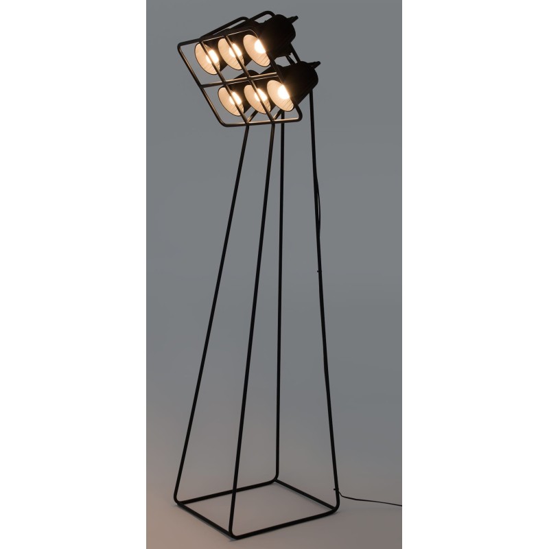 SELETTI Multilamp metalen vloerlamp met dimmer
