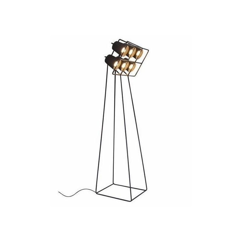 SELETTI Multilamp metalen vloerlamp met dimmer