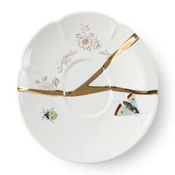 SELETTI Kintsugi Porcelain coffee cup + plate n'2