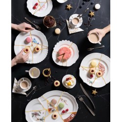 SELETTI Kintsugi Porcelain plate n'3