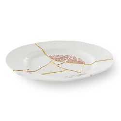SELETTI Kintsugi Porcelain plate n'3
