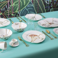 SELETTI Kintsugi Porcelain plate n'3