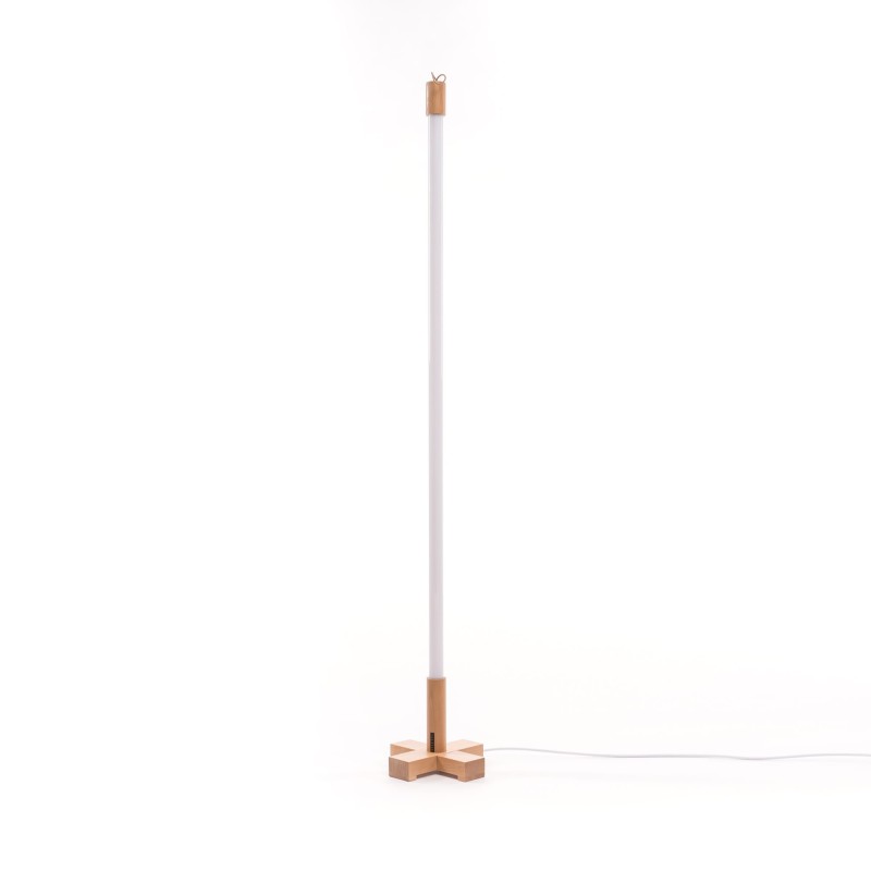SELETTI Linea Houten voet/basis voor Neon Lamp