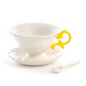 SELETTI I-wares porseleinen set met col. Handvat